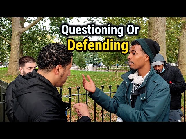 Not Questioning But Arguing For Quranists' Misguidance! Shamsi Vs Visitor | Speakers Corner