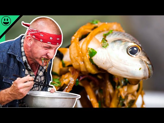 DANGEROUS Live Fish Eating in Vietnam Village!