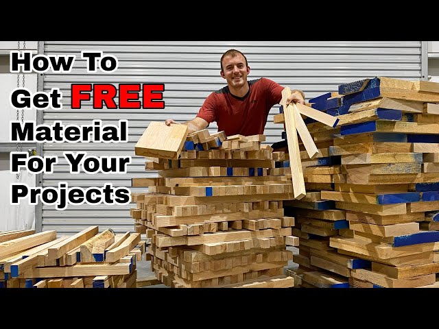 How To Get FREE Hardwood For Your Next Woodworking Project