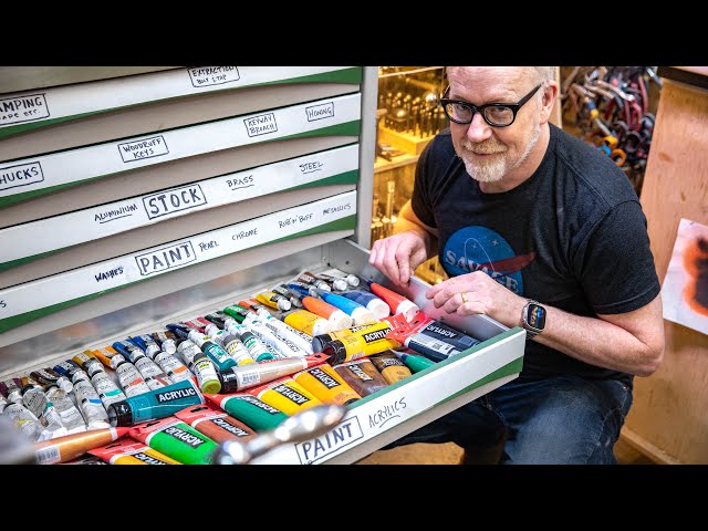 Adam Savage Finally Finds Good Shop Storage Drawers!