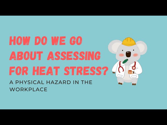 How do we go about assessing for Heat Stress: A Physical Hazard in the Workplace