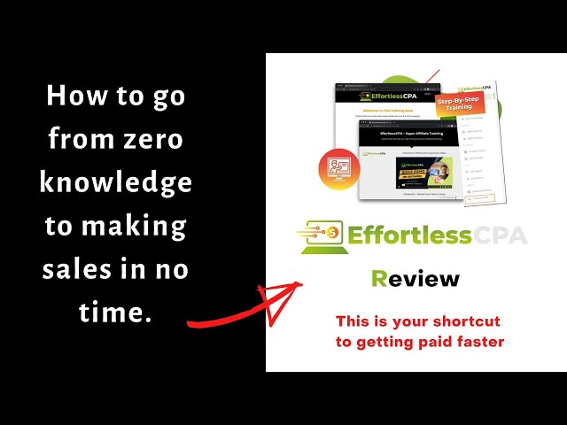 EffortlessCPA  Review Demo I How you can go from zero knowledge to making sales in no time.