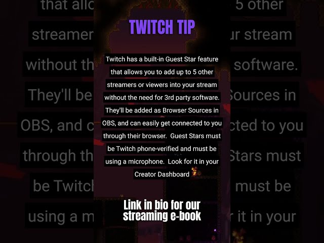 Guest Stars - Twitch Tips