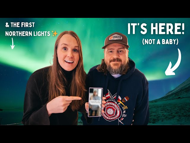 It's HERE!!︱*cooking with Christoffer, shopping, northern lights︱Svalbard