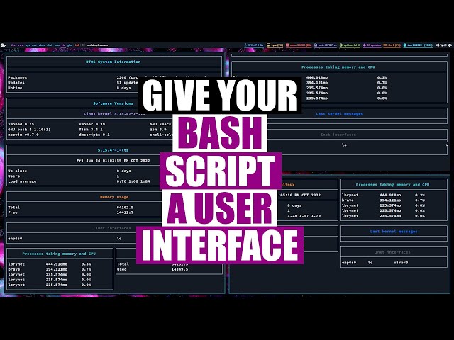 Transform Your Scripts With Bash Simple Curses
