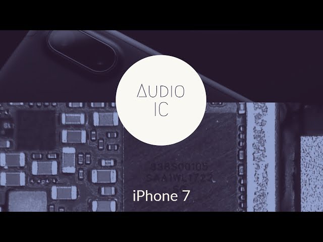 iPhone 7 audio IC repair