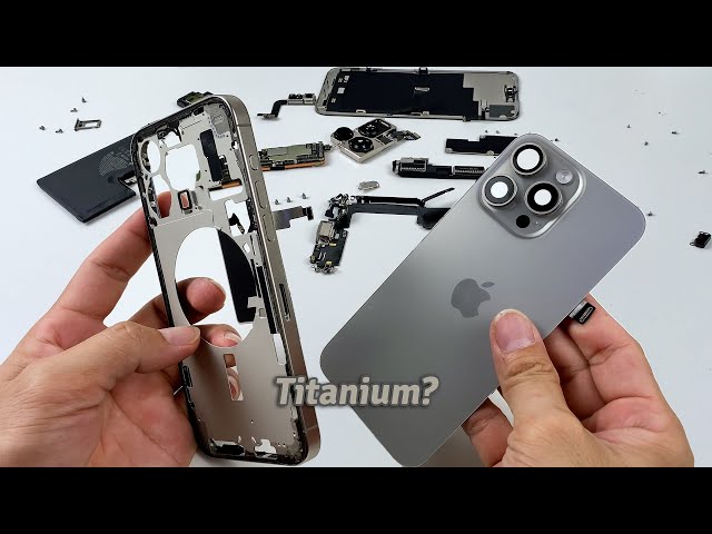 iPhone 15 Pro Max Titanium Teardown!! What's different inside from the old series?🤔