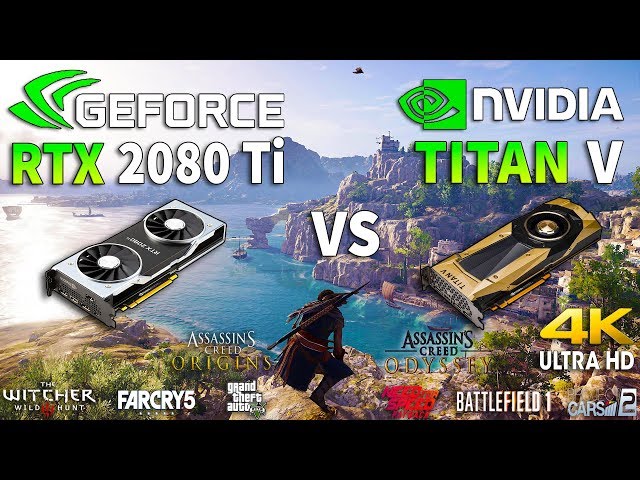 RTX 2080 Ti vs TITAN V Test in 8 Games 4K (i7 8700k)