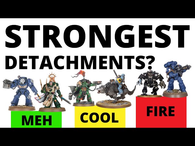 Strongest Space Marine Detachments Tier List - Best and Worst in Game?