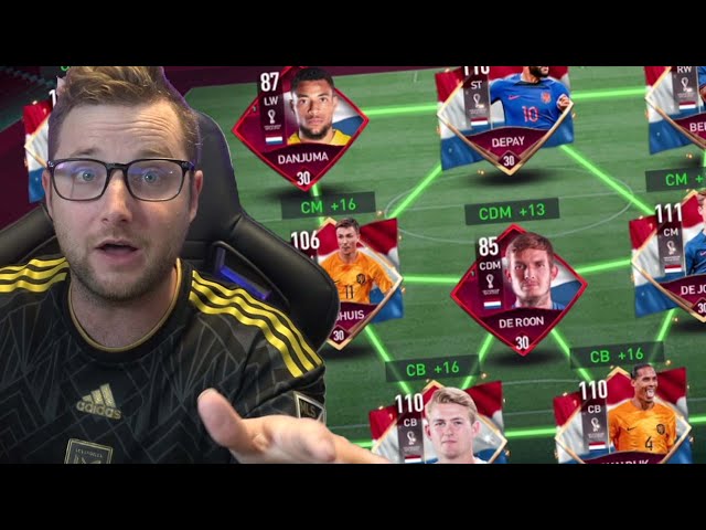 I Built A Full Max Rated Netherlands World Cup Squad To Play in the FIFA Mobile Weekend Tournament!