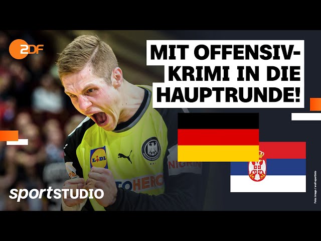 Deutschland – Serbien Highlights | Handball-WM 2023 | sportstudio