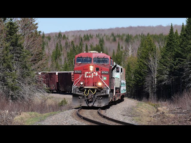 3 Train Day in Western Maine & Eastern Quebec with CPKC 4/29/24