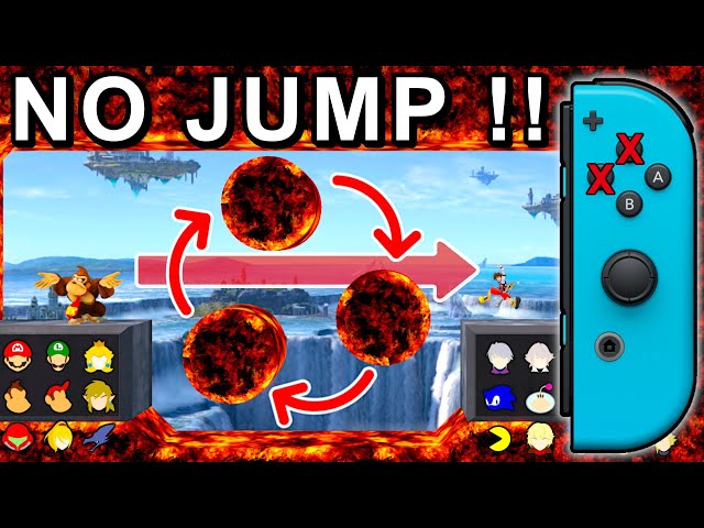 Who Can Pass The Rotating Lava Balls WITHOUT Jumping ? - Super Smash Bros. Ultimate