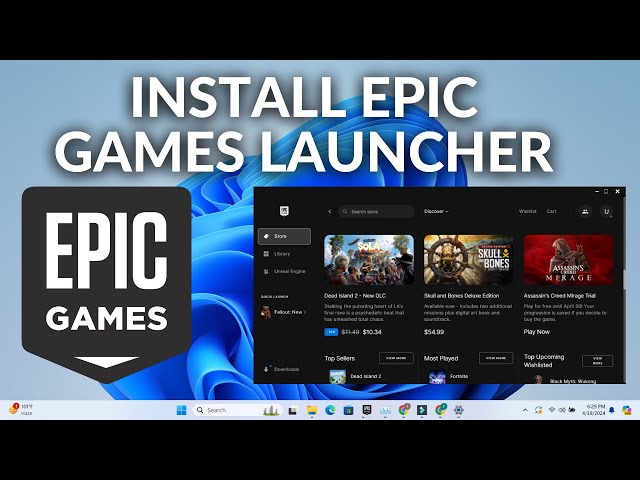 How To Download Epic Games Launcher On Windows 11 |  Install Epic Games Launcher On PC