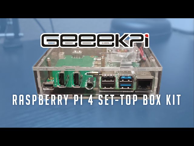 GeeekPi Acrylic Raspberry Pi Set top Box Kit