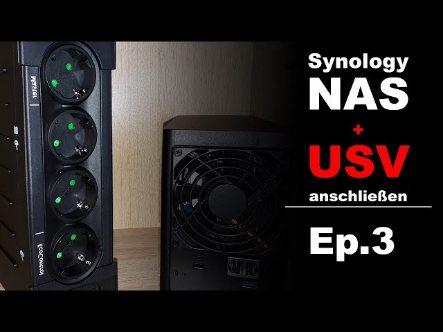 NAS an USV anschliessen - Synology Diskstation