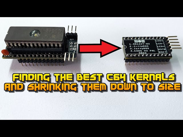 Commodore 64 4 Kernal Switcher part 1 - choosing the best Kernals and putting it all together