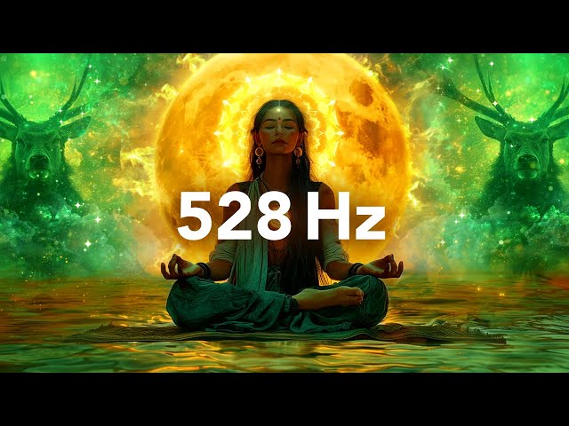 528 Hz Healing Meditation Music, Positive Transformation, Solfeggio Frequency