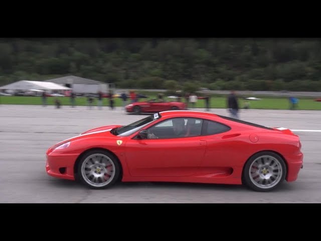 Ferrari 360 Challenge Stradale FULL ACCELERATION - BEST FERRARI SOUND!
