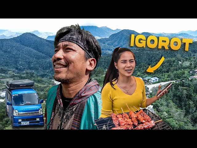 Found the BARBEQUE GIRL of IFUGAO | VanLife to Cordillera