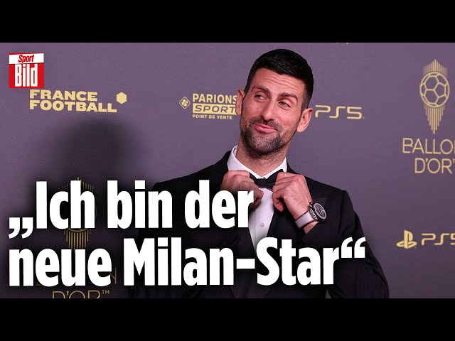 Tennis-Legende Novak Djokovic ist plötzlich Milan-Star | HALLEluja