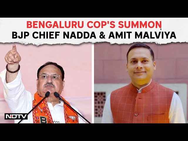 Amit Malviya | JP Nadda Gets Karnataka Police Notice Over BJP's Controversial Post