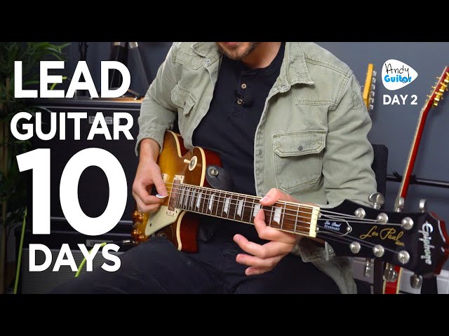 Lead Guitar Lesson 2 - Proper Picking Technique (10 Day Challenge)