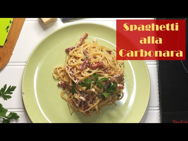Should have done Spaghetti Carbonara with only the yolk | Spaghetti alla Carbonara | 白汁煙肉意大利面