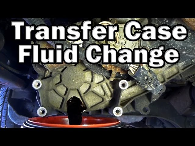 How to change Transfer Case Fluid (Easy)