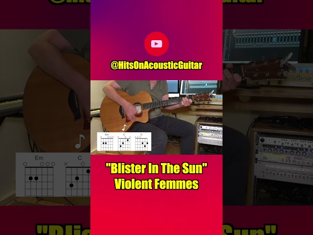 Blister In The Sun Violent Femmes Acoustic Guitar Cover #guitarlesson #guitarcover #acousticcover