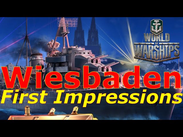 World of Warships- Wiesbaden First Impressions: "We Have Atlanta At Home", Or Herr Atlanta?