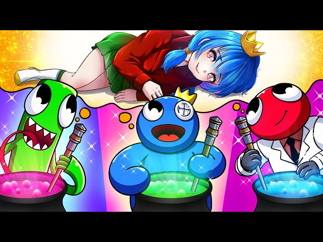 [Animation] Rainbow Friends Brewing Cute Lover!💕| Green, Blue, Red Love Story | SLIME CAT