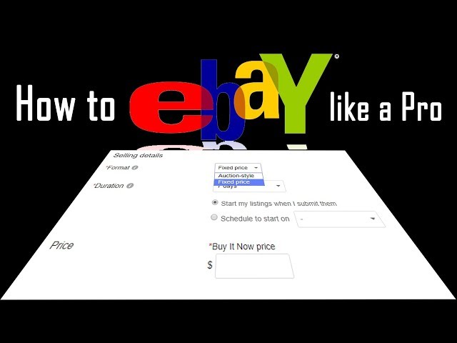 eBay Listing Strategies