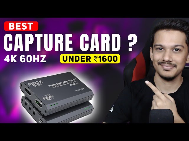 Best Capture Card Under ₹1500 ? PiBox India VC-304-D Review