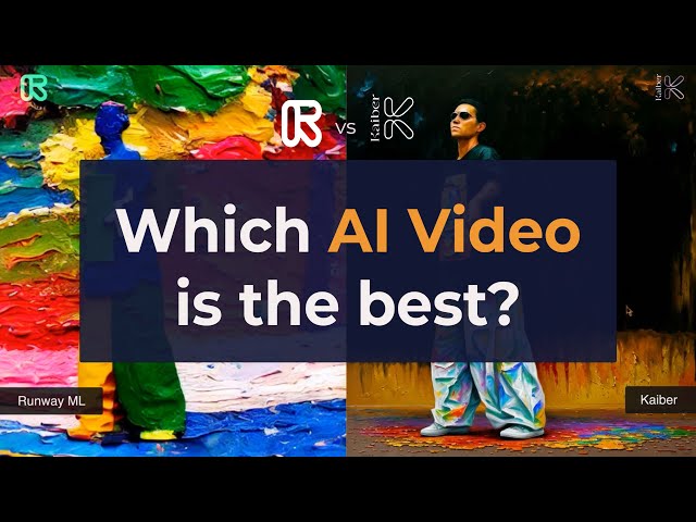 Video AI comparison — Runway Kaiber Comparison
