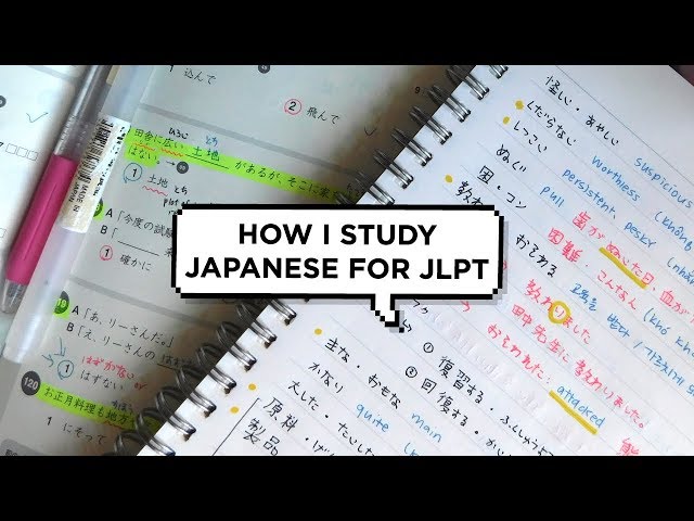 Japanese study method, notebook + stationery tour | JLPT N3 | 日本語能力試験ノートツアー