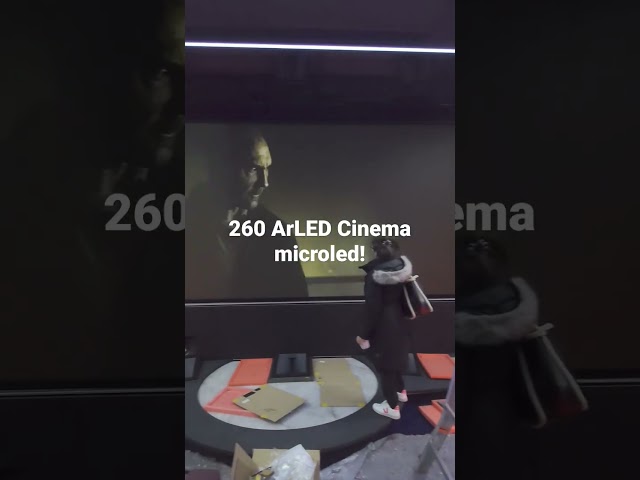 260" ARLED Cinema MicroLED installed