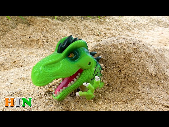 रेत में दफन डायनासोर - आश्चर्य कहानी डायनासोर | BIBO TOYS Hindi