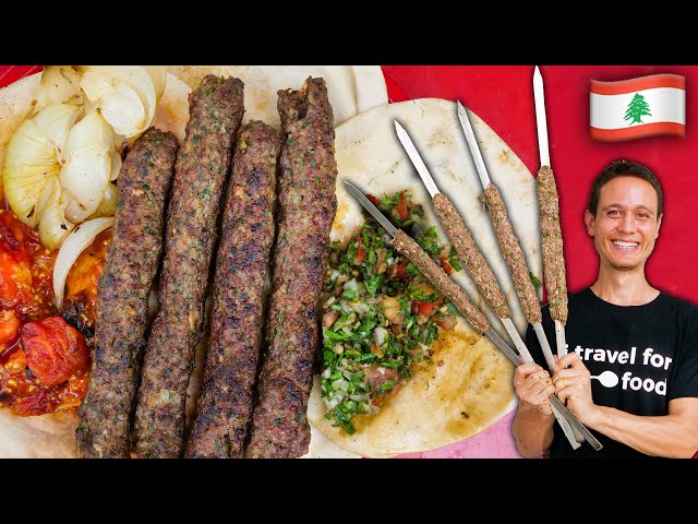 Lebanese Street Food 🇱🇧 Kofta Kebab Recipe!! | Street Food At Home Ep. 4