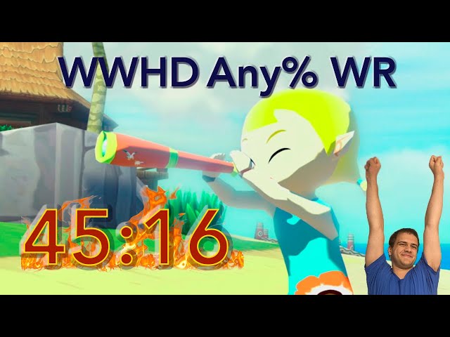 Zelda: The Wind Waker HD Any% Speedrun in 45:16 [World Record]