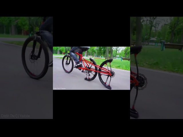 The Weirdest Wheel Setup On A Bicycle...