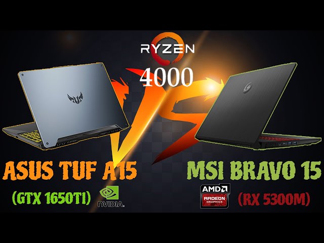 AMD 4000H Series quá khỏe, nên chọn GTX1650Ti hay RX5300M?