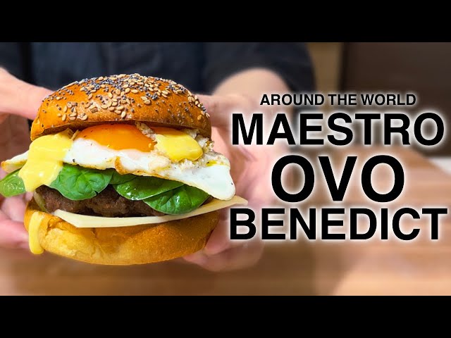 Maestro Ovo Benedict Burger | McDonald's Portugal | Eggs Florentine Burger!