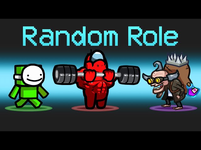 *NEW MAP* RANDOM ROLES *5* Mod in Among Us