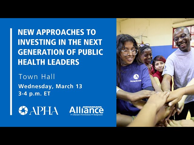 New Approaches to Investing in the Next Generation of Public Health Leaders