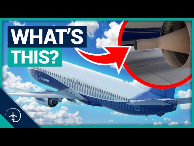 What is that TUBE at back of the B737 JET engine?!