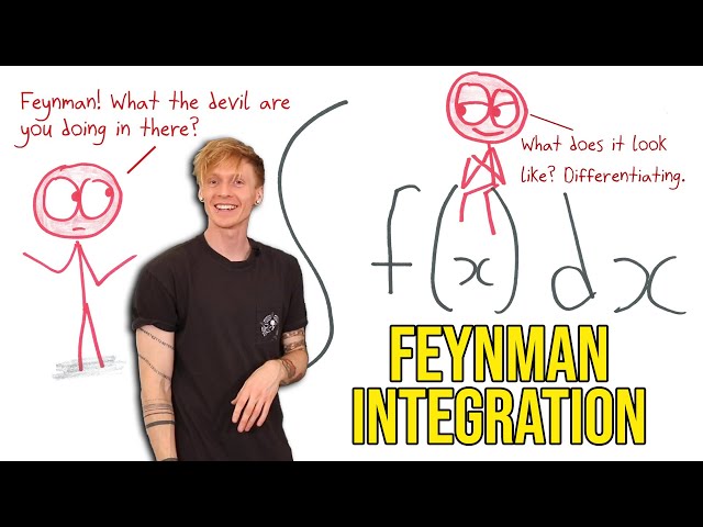 Feynman's Integral Trick with Math With Bad Drawings
