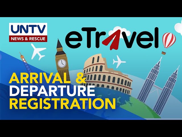 GUIDE STEPS to eTravel: Online registration for Arriving and departing Passengers in the Philippines