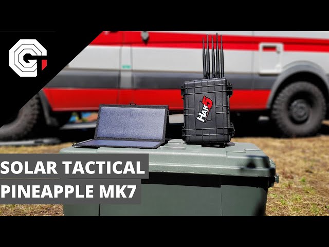 Solar Powered Tactical WiFi Pineapple Mk7
