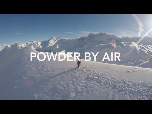 Powder by Air: Skiing in the Alps (shot 100% using Airdog)